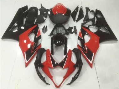 2005-2006 Red Black Suzuki GSXR 1000 Fairing Kit & Bodywork Canada