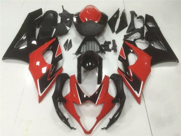 2005-2006 Red Black Suzuki GSXR 1000 Fairing Kit & Bodywork Canada 2005-2006 Red Black Suzuki GSXR 1000 Fairing Kit & Bodywork Canada