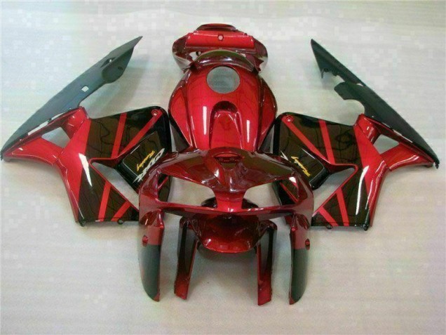 2005-2006 Red Honda CBR600RR Full Fairing Kit Canada