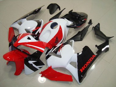 2005-2006 Red White Black Honda CBR600RR Fairing Kit Canada