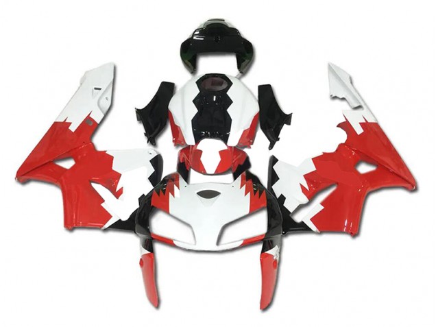 2005-2006 Red White Black Honda CBR600RR Plastics Motorcycle Fairings Canada 2005-2006 Red White Black Honda CBR600RR Plastics Motorcycle Fairings Canada