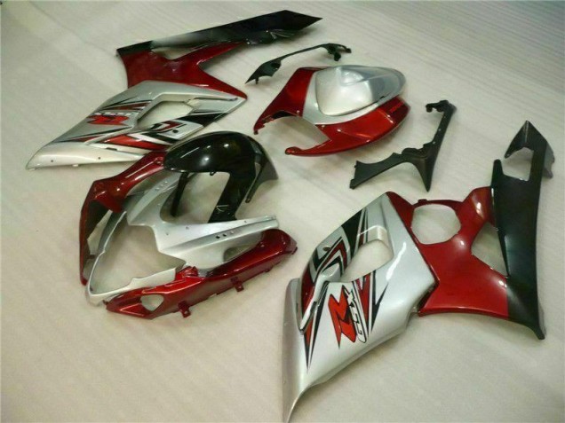 2005-2006 Red White Suzuki GSXR 1000 Fairing Kit & Bodywork Canada 2005-2006 Red White Suzuki GSXR 1000 Fairing Kit & Bodywork Canada