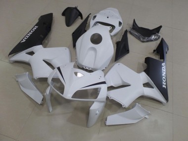 2005-2006 White Black Honda CBR600RR Plastics Motorcycle Fairings Canada