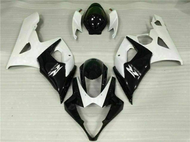 2005-2006 White Black Suzuki GSXR 1000 Fairing Kit & Bodywork Canada 2005-2006 White Black Suzuki GSXR 1000 Fairing Kit & Bodywork Canada