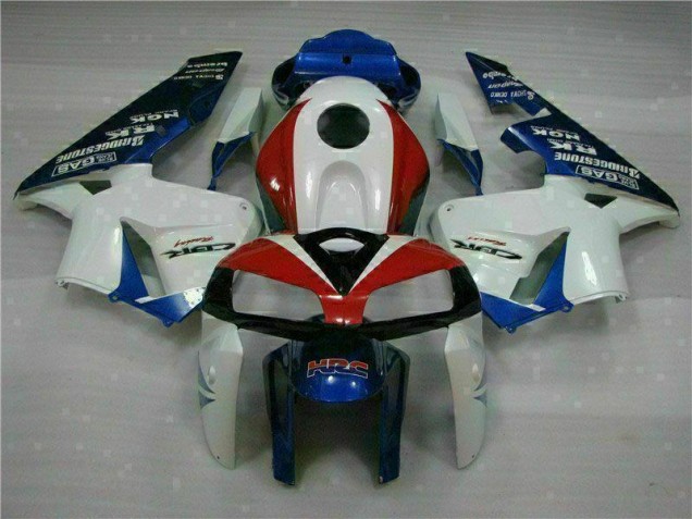 2005-2006 White Blue Honda CBR600RR Motorcycle Fairings & Bodywork Canada