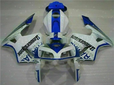 2005-2006 White Blue Honda CBR600RR Motorcycle Fairings Canada
