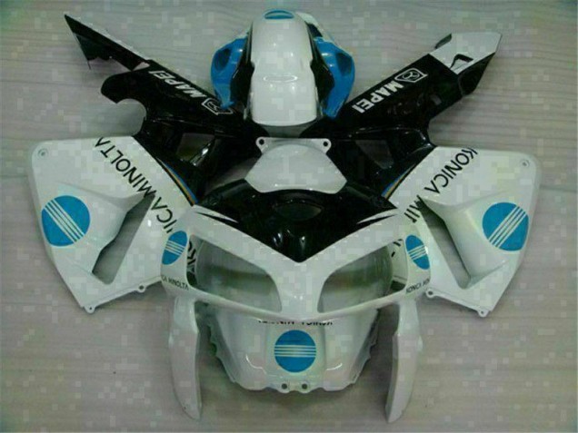 2005-2006 White Blue Honda CBR600RR Full Fairing Kit Canada 2005-2006 White Blue Honda CBR600RR Full Fairing Kit Canada