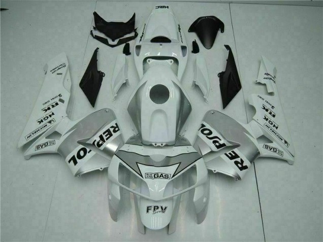 2005-2006 White Honda CBR600RR ABS Fairing Kit Canada