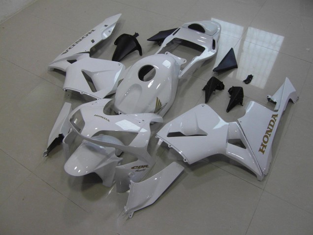2005-2006 White Honda CBR600RR Motorcycle Fairings Canada 2005-2006 White Honda CBR600RR Motorcycle Fairings Canada
