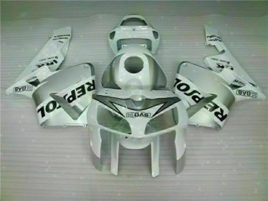 2005-2006 White Honda CBR600RR Full Fairing Kit Canada