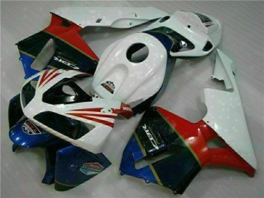 2005-2006 White Honda CBR600RR Plastic Full Fairing Kit Canada
