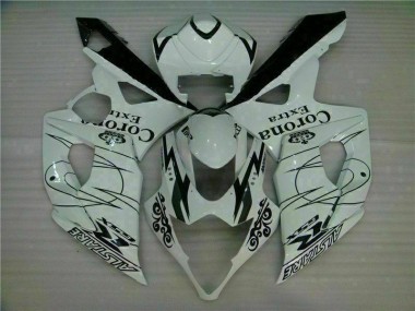 2005-2006 White Suzuki GSXR 1000 Full Fairing Kit Canada