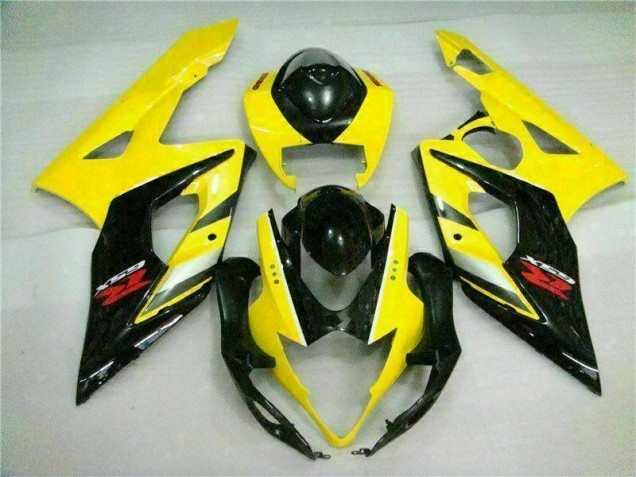 2005-2006 Yellow Black Suzuki GSXR 1000 Motorcycle Fairings Canada 2005-2006 Yellow Black Suzuki GSXR 1000 Motorcycle Fairings Canada