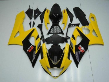 2005-2006 Yellow Suzuki GSXR 1000 Motorcycle Fairings Canada