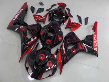 2006-2007 Black Bacardi Honda CBR1000RR Motorcycle Fairings Canada