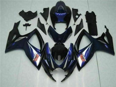 2006-2007 Black Blue Suzuki GSXR 600/750 ABS Fairing Kits Canada