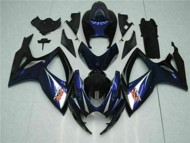 2006-2007 Black Blue Suzuki GSXR 600/750 ABS Fairing Kits Canada 2006-2007 Black Blue Suzuki GSXR 600/750 ABS Fairing Kits Canada