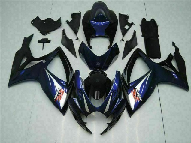2006-2007 Black Blue Suzuki GSXR 600/750 Motorcycle Fairings Canada 2006-2007 Black Blue Suzuki GSXR 600/750 Motorcycle Fairings Canada