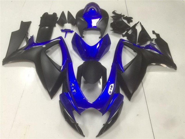 2006-2007 Black Blue Suzuki GSXR 600/750 Plastics Fairing Kits Canada 2006-2007 Black Blue Suzuki GSXR 600/750 Plastics Fairing Kits Canada