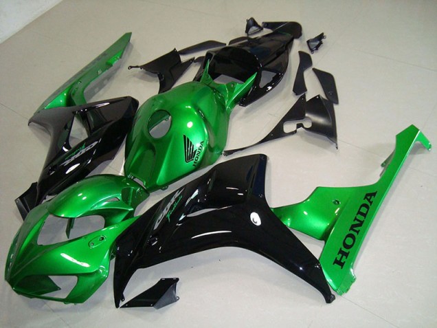2006-2007 Black Green Honda CBR1000RR Motorcycle Fairings Canada 2006-2007 Black Green Honda CBR1000RR Motorcycle Fairings Canada