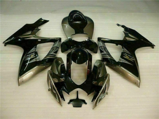 2006-2007 Black Grey Suzuki GSXR 600/750 Motorcycle Fairings Canada 2006-2007 Black Grey Suzuki GSXR 600/750 Motorcycle Fairings Canada