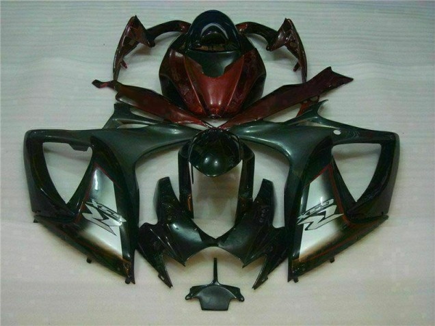 2006-2007 Black Red Suzuki GSXR 600/750 Motorcycle Fairings & Bodywork Canada 2006-2007 Black Red Suzuki GSXR 600/750 Motorcycle Fairings & Bodywork Canada
