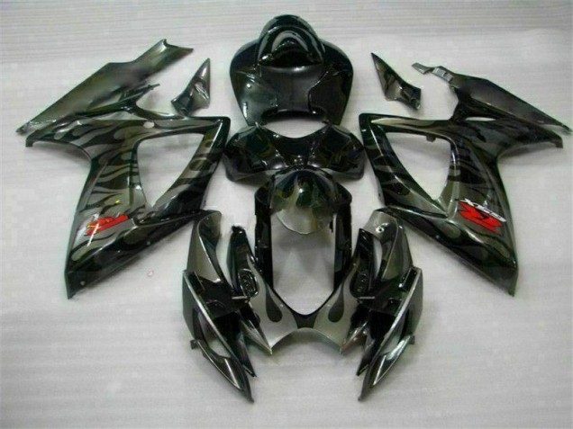 2006-2007 Black Suzuki GSXR 600/750 Full Fairing Kits Canada 2006-2007 Black Suzuki GSXR 600/750 Full Fairing Kits Canada
