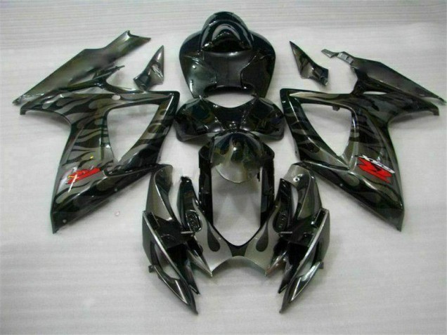 2006-2007 Black Suzuki GSXR 600/750 Plastics Fairing Kits Canada 2006-2007 Black Suzuki GSXR 600/750 Plastics Fairing Kits Canada