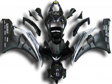 2006-2007 Black White Yamaha YZF R6 Motorcycle Fairings & Bodywork Canada