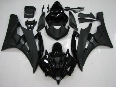 2006-2007 Black Yamaha YZF R6 ABS Motorcycle Fairings Canada