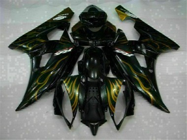 2006-2007 Black Yamaha YZF R6 Fairing Kit & Bodywork Canada