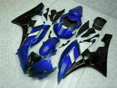 2006-2007 Blue Black Yamaha YZF R6 Motorcycle Fairings & Plastics Canada