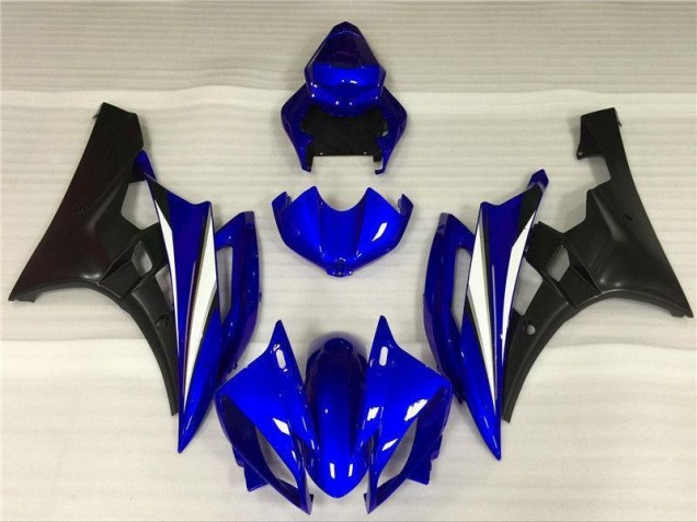 2006-2007 Blue Black Yamaha YZF R6 Full Fairing Kits Canada 2006-2007 Blue Black Yamaha YZF R6 Full Fairing Kits Canada