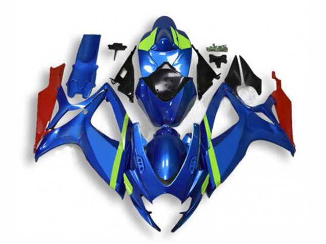 2006-2007 Blue Suzuki GSXR 600/750 Plastics Fairing Kits Canada 2006-2007 Blue Suzuki GSXR 600/750 Plastics Fairing Kits Canada