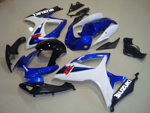 2006-2007 Blue White Black Suzuki GSXR750 Motorcycle Fairings Canada 2006-2007 Blue White Black Suzuki GSXR750 Motorcycle Fairings Canada