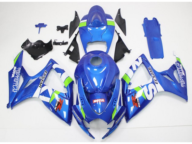 2006-2007 Blue White Suzuki GSXR 600/750 ABS Fairing Kits Canada 2006-2007 Blue White Suzuki GSXR 600/750 ABS Fairing Kits Canada