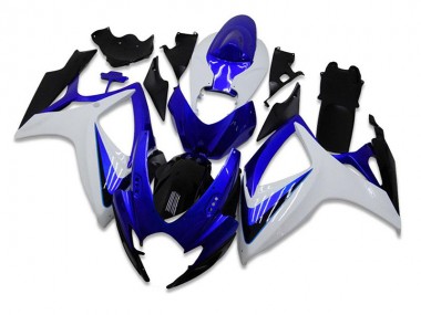 2006-2007 Blue White Suzuki GSXR 600/750 Fairing Kit Canada