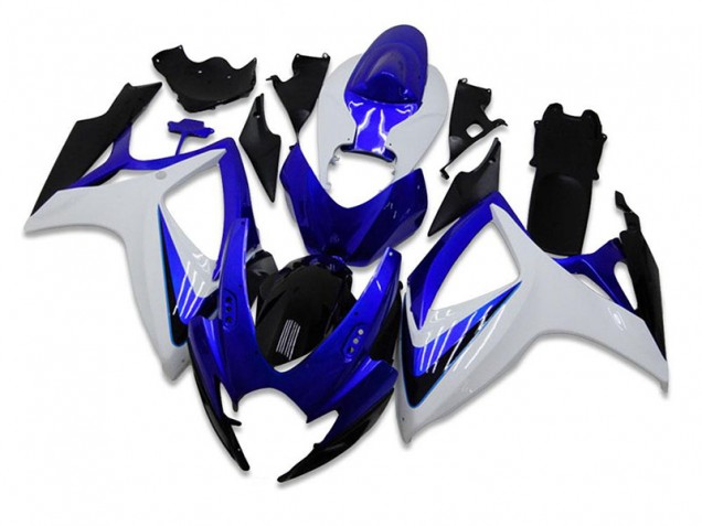2006-2007 Blue White Suzuki GSXR 600/750 Fairing Kit Canada 2006-2007 Blue White Suzuki GSXR 600/750 Fairing Kit Canada