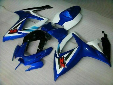 2006-2007 Blue White Suzuki GSXR 600/750 Motorcycle Fairings Canada
