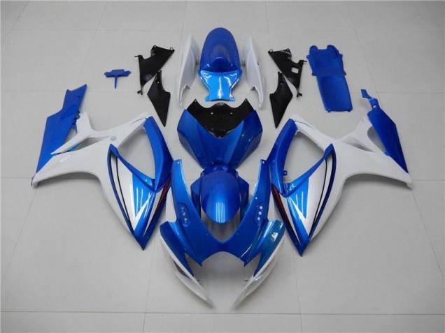 2006-2007 Blue White Suzuki GSXR 600/750 Plastics Fairing Kits Canada 2006-2007 Blue White Suzuki GSXR 600/750 Plastics Fairing Kits Canada