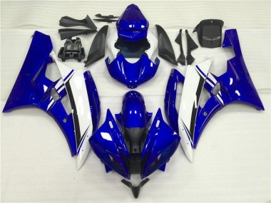 2006-2007 Blue White Yamaha YZF R6 Fairing Kit & Bodywork Canada