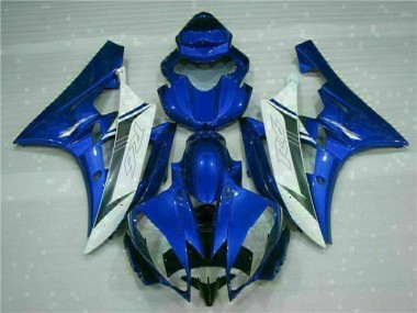 2006-2007 Blue White Yamaha YZF R6 Motorcycle Fairings & Bodywork Canada