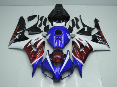 2006-2007 Burgandy and Blue Honda CBR1000RR Motorcycle Fairings Canada