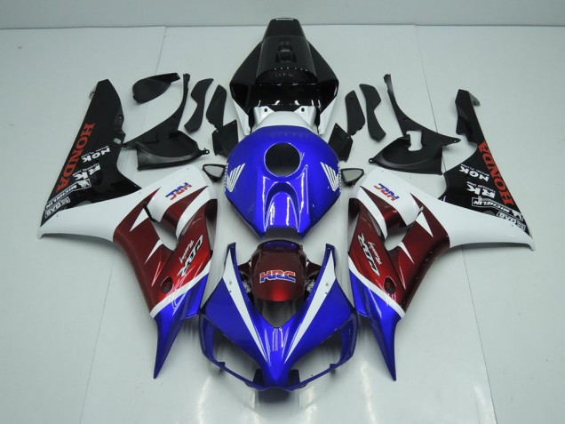 2006-2007 Burgandy and Blue Honda CBR1000RR Motorcycle Fairings Canada
