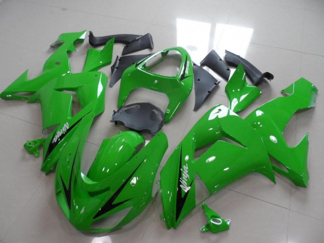 2006-2007 Green Black Arrow Kawasaki Ninja ZX10R Motorcycle Fairings Canada 2006-2007 Green Black Arrow Kawasaki Ninja ZX10R Motorcycle Fairings Canada