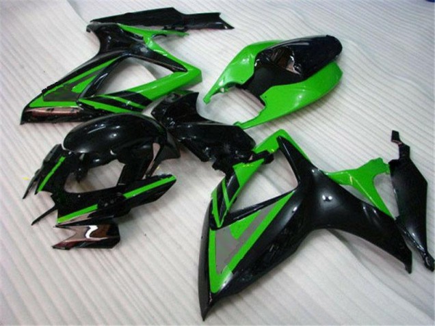 2006-2007 Green Black Suzuki GSXR 600/750 Motorcycle Fairings Canada 2006-2007 Green Black Suzuki GSXR 600/750 Motorcycle Fairings Canada