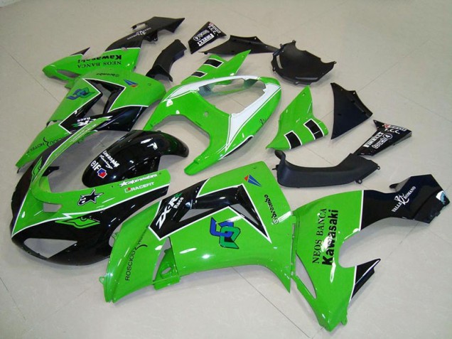 2006-2007 Green Kawasaki Ninja ZX10R Motorcycle Fairings Canada 2006-2007 Green Kawasaki Ninja ZX10R Motorcycle Fairings Canada