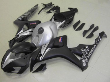 2006-2007 Matte Black Silver Honda CBR1000RR Motorcycle Fairings Canada