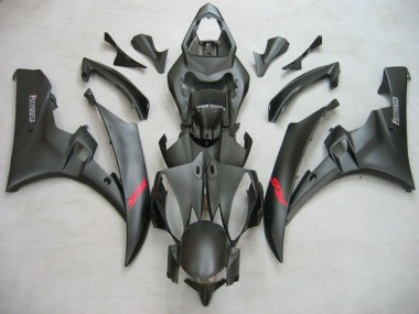 2006-2007 Matte Black Yamaha YZF R6 Motorcycle Fairings Canada