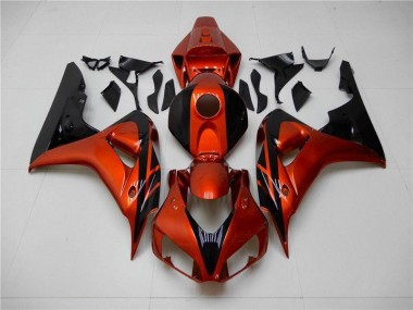 2006-2007 Orange Black Honda CBR1000RR Motorcycle Fairings Canada